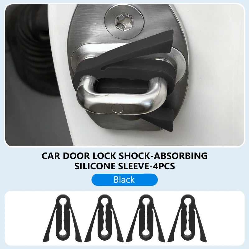 SEAMETAL Ammortizzatore per portiera per auto Fibbia per portiera universale per auto Cuscino smorzatore insonorizzato Tampone antivibrante