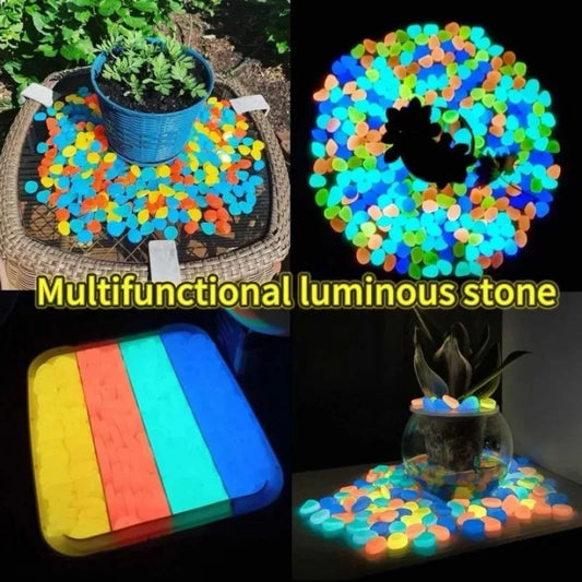 Ciotole da giardino che si illuminano al buio per marciapiede, giardino, terrazza, prato, giardini, patio, acquario, decorazione, pietra luminosa