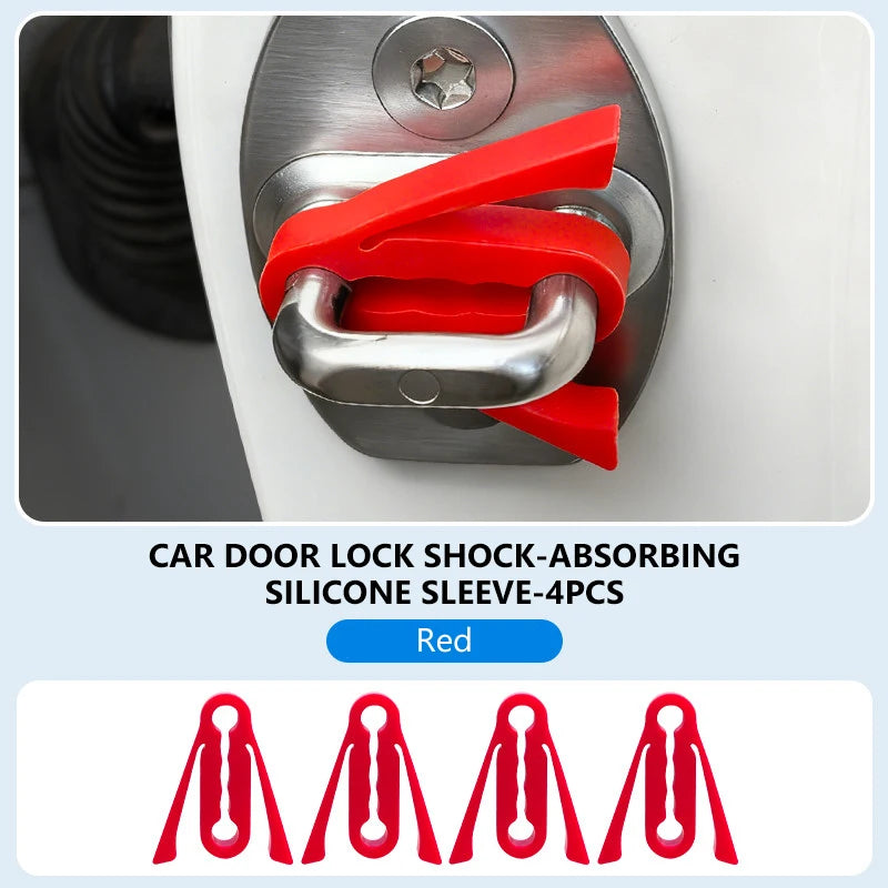 SEAMETAL Ammortizzatore per portiera per auto Fibbia per portiera universale per auto Cuscino smorzatore insonorizzato Tampone antivibrante