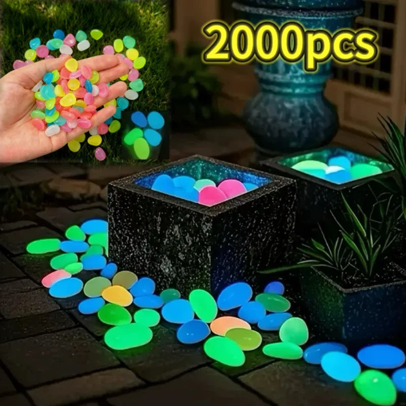 Ciotole da giardino che si illuminano al buio per marciapiede, giardino, terrazza, prato, giardini, patio, acquario, decorazione, pietra luminosa