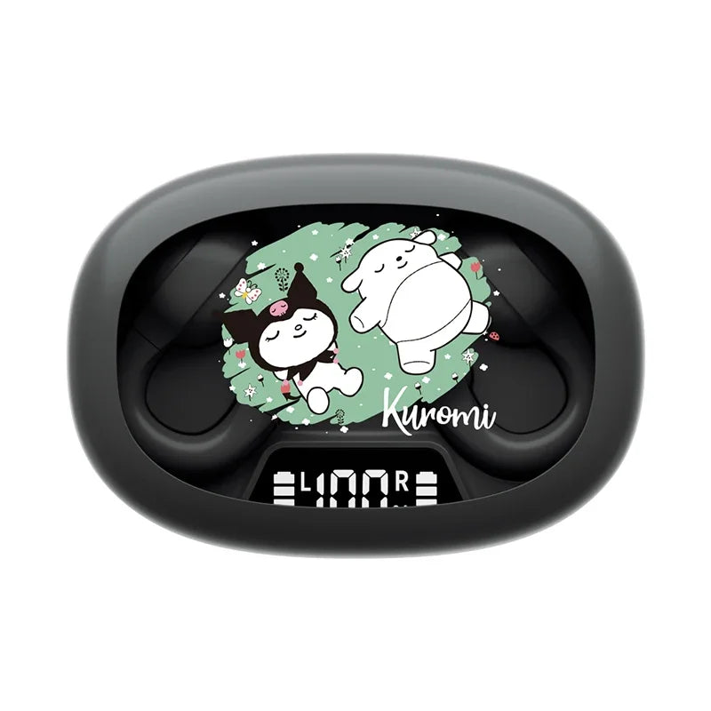 Sanrio EarClip Bluetooth 5.4 TWS Auricolari X53 Stereo HD Chiamata Auricolare con cancellazione del rumore Cuffie wireless Cuffie sportive