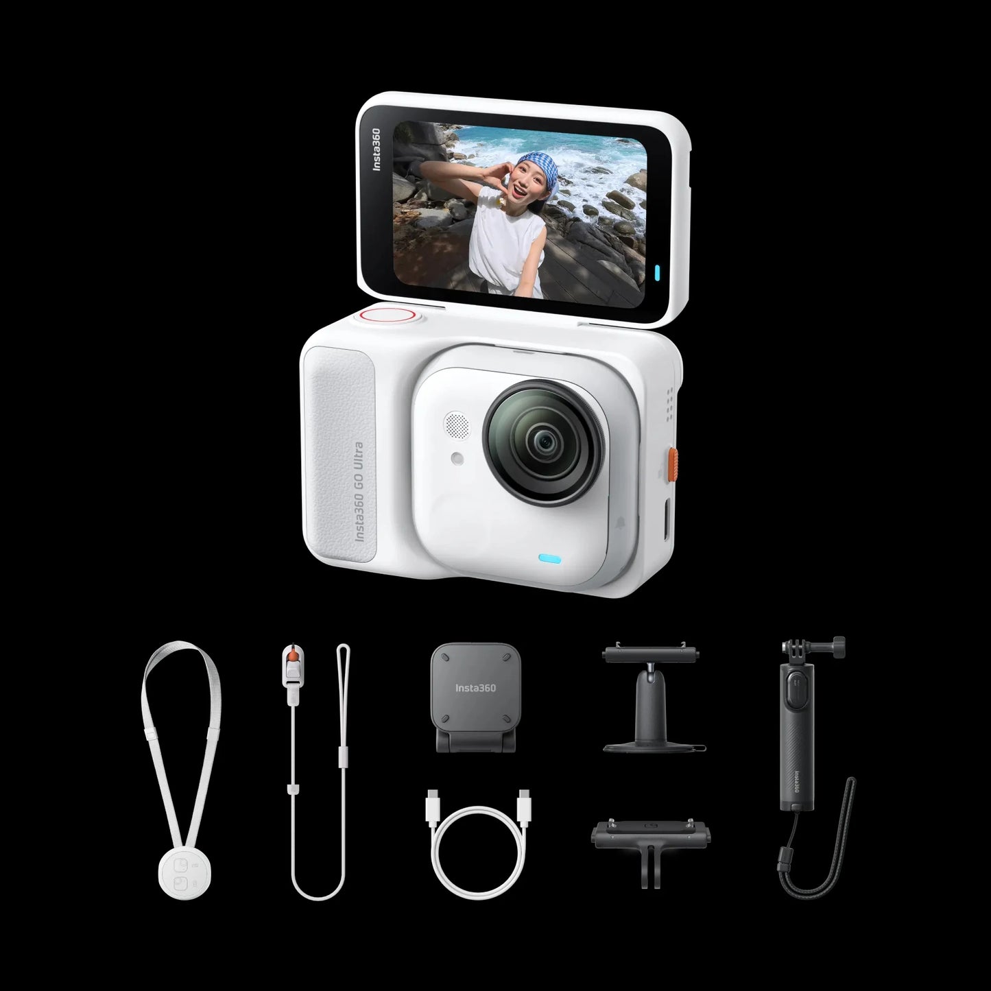 Insta360 X5 X4 Fotocamera 8K Impermeabile, Videocamera d'Azione 360° con Sensori da 1/1.28" 48MP, Video HDR 360° 8K, Foto 360° 72MP per Sport e Viaggi