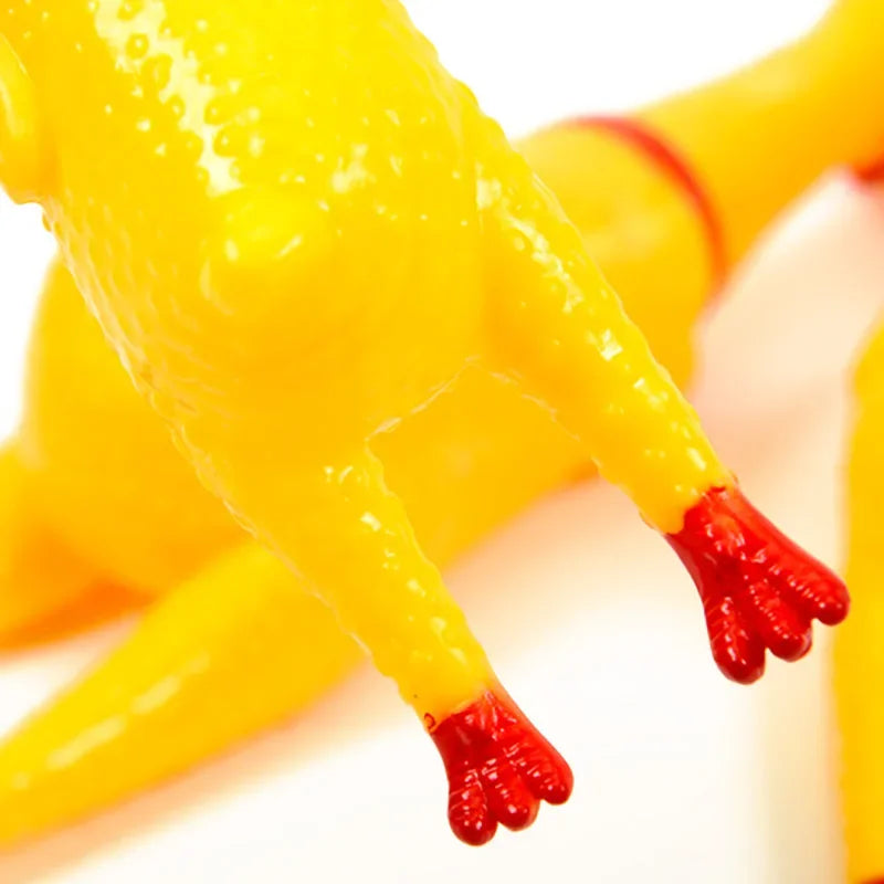 Urlando pollo spremere suono giocattolo animali domestici giocattoli per cani prodotto strumento di decompressione stridulo sfiato pollo pollo interessante