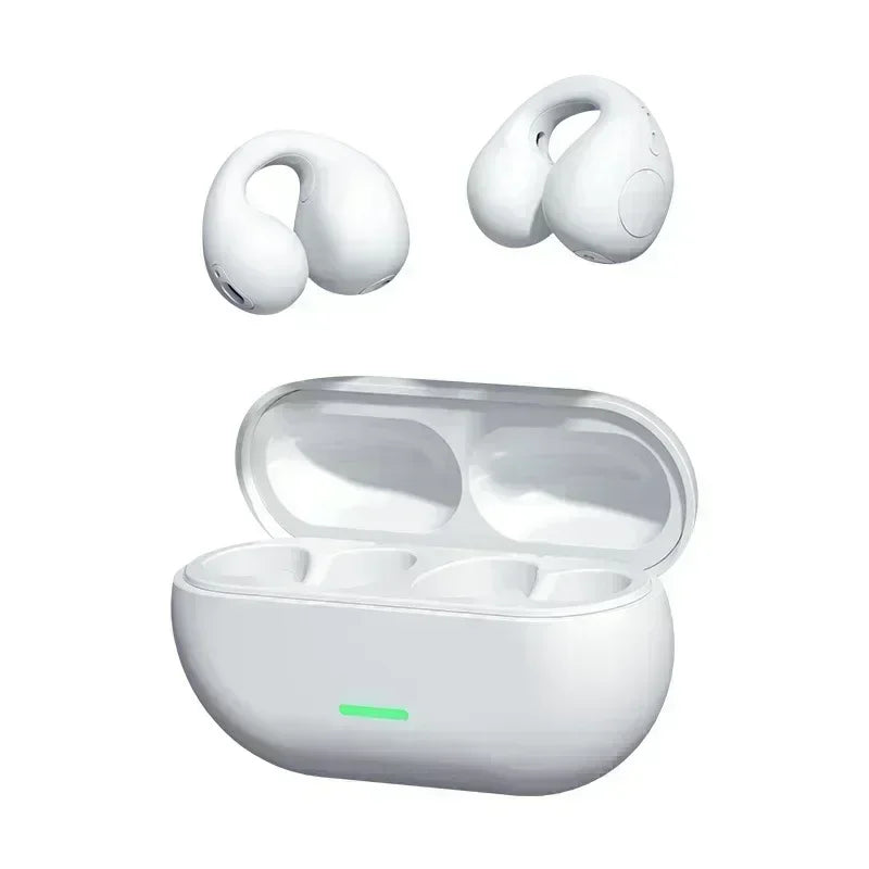 Cuffie TWS Originali a Conduzione Ossea, Wireless Bluetooth 5.3, Auricolari Sportivi con Qualità Audio HiFi