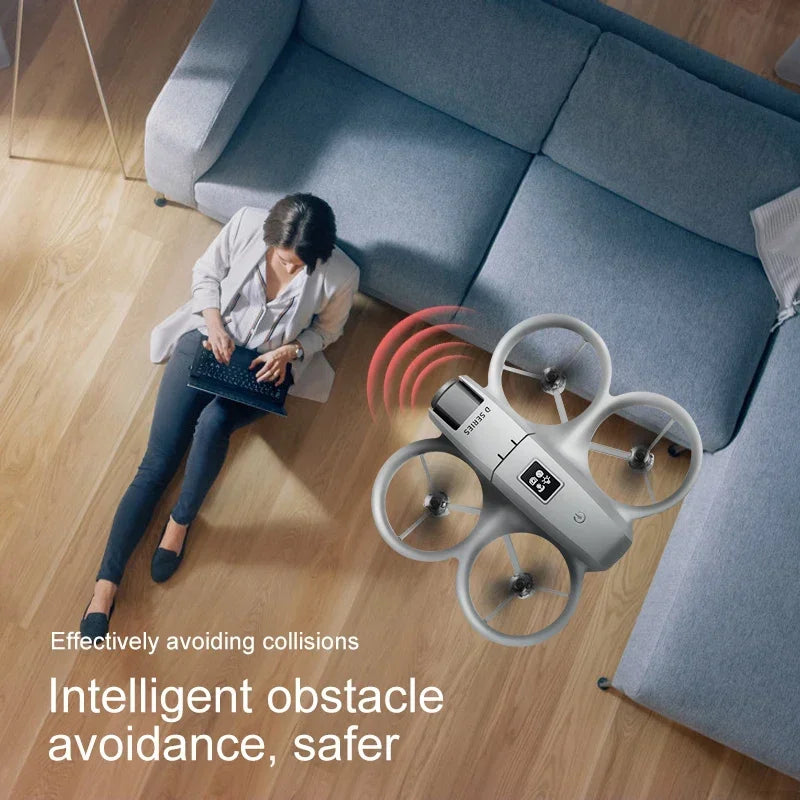 Mini Drone D16 con Doppia Fotocamera 8K HD Professionale 180 °   Drone UAV 2026 Nuovo con Posizionamento GPS Regolabile Elettricamente e Sistema di Elusione Ostacoli Senza Spazzole
