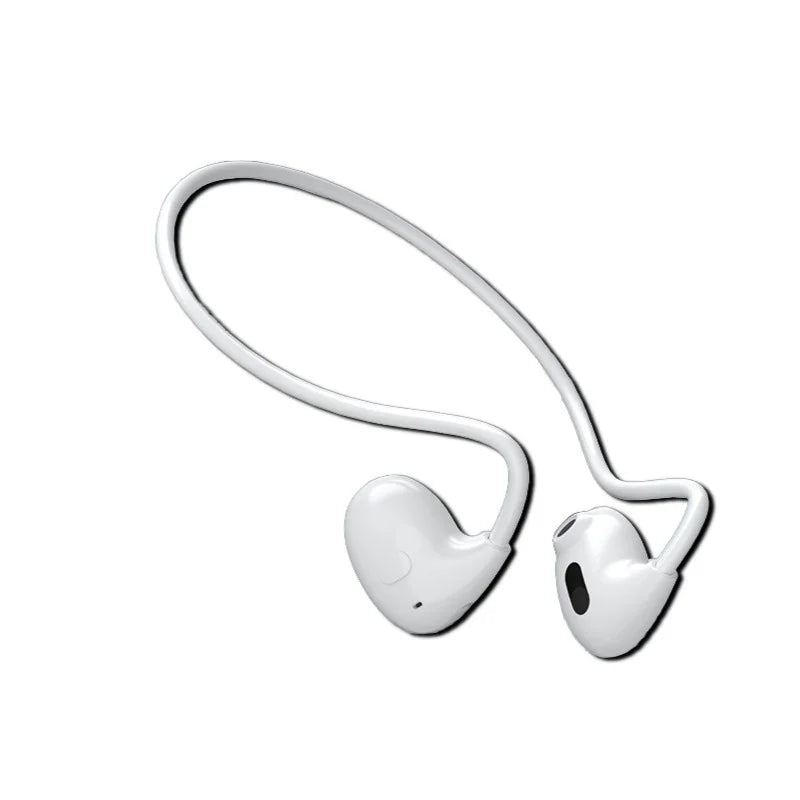 "Cuffie Sportive Wireless Lenovo con Gancio — Conduzione Ossea e Microfono"