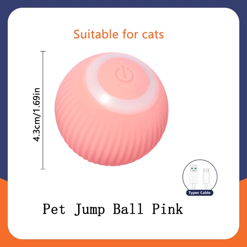 Palla Interattiva Elettrica per Gatti, Giocattolo Intelligente Rotante Automatico, Accessorio per Animali Domestici
