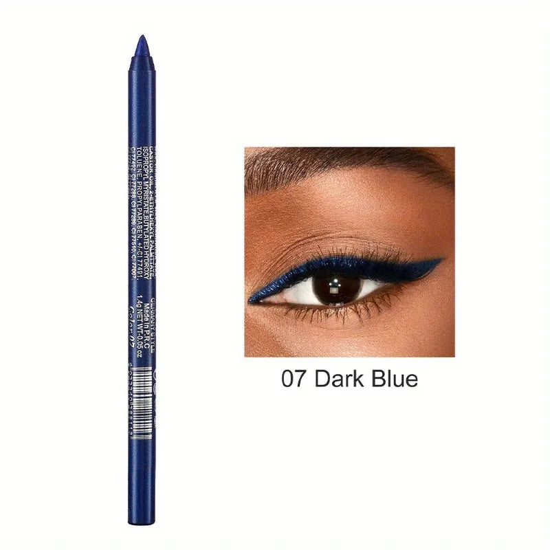 Matita Eyeliner Impermeabile Anti-sbavatura Nera Marrone Rossa Perlescente Opaca Liscia Facile da Applicare Penna Eyeliner Ombretto Trucco a Lunga Durata