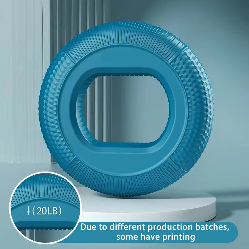 Rinforzo per impugnatura in silicone 20-80LB Anello di presa Allenatore per dita Espansore carpale Barella per dita muscolari Alleviare il dolore al polso