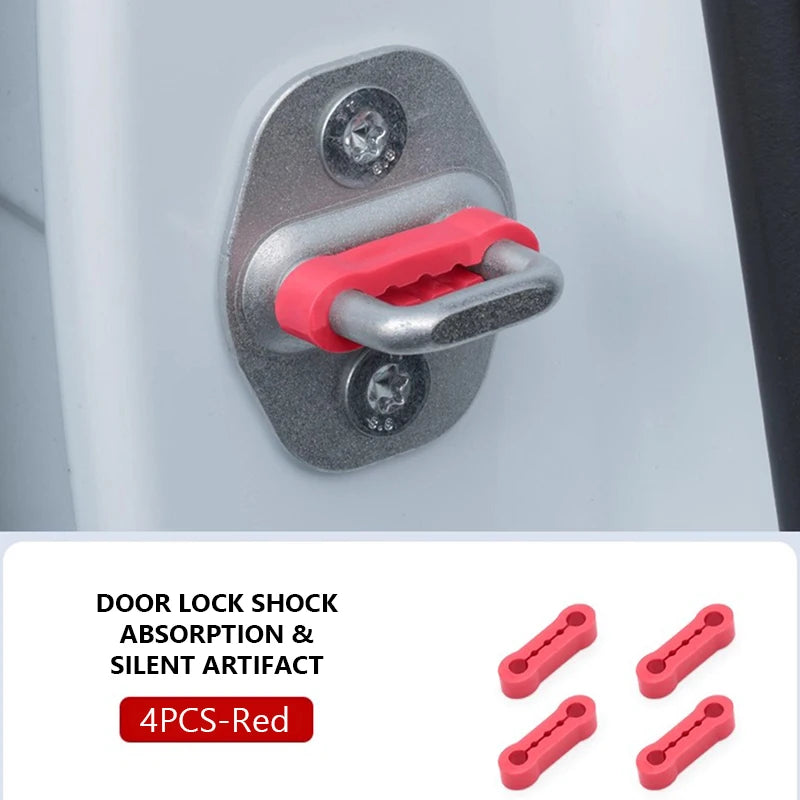 SEAMETAL Ammortizzatore per portiera per auto Fibbia per portiera universale per auto Cuscino smorzatore insonorizzato Tampone antivibrante