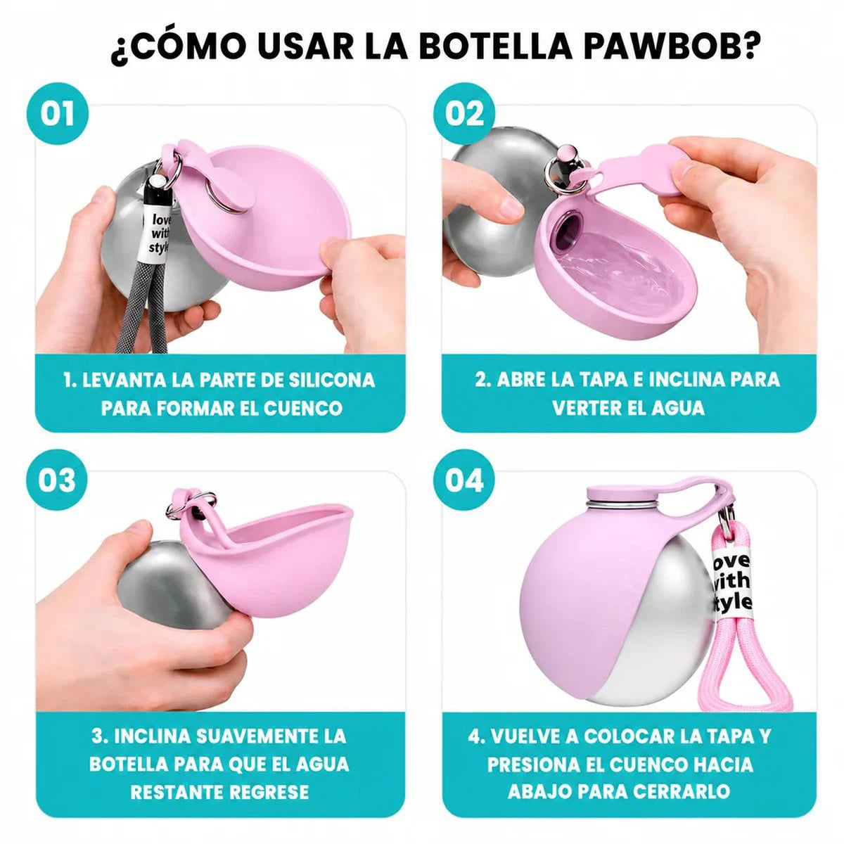 "Borraccia Portatile per Animali"