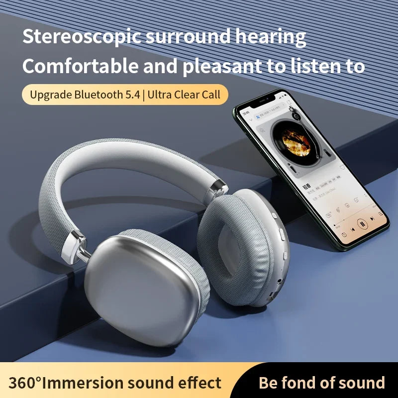 "Cuffie Bluetooth Over-Ear Gaming Wireless 2025 — Surround Stereo"