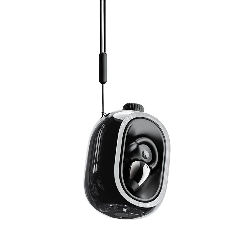 Auricolari wireless Custodia di ricarica rotante Ganci per l'orecchio con clip con AI ENC IPX7 Auricolari sportivi impermeabili per la corsa in palestra 2025 Nuovo