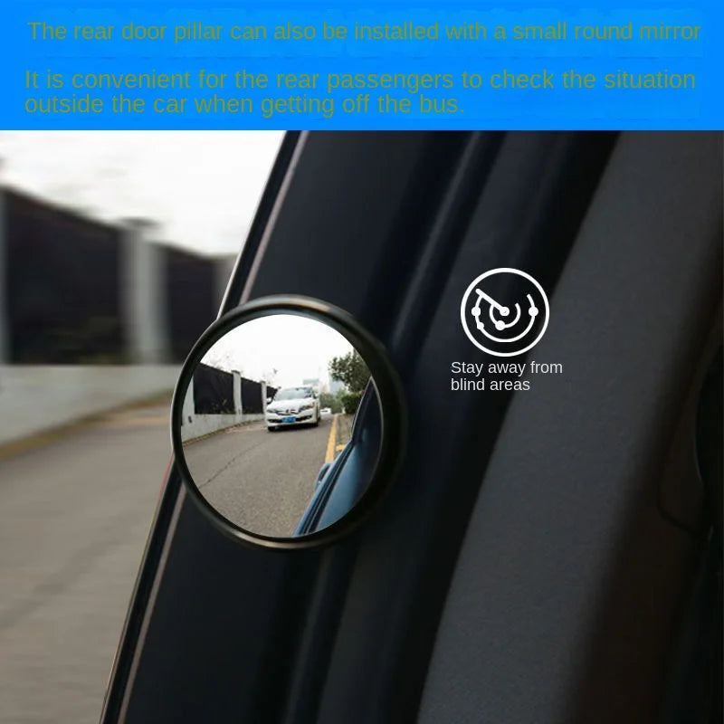 Specchietto retrovisore per punto cieco per auto grandangolare specchio rotondo regolabile a 360 gradi specchietto retrovisore ausiliario per retromarcia per auto