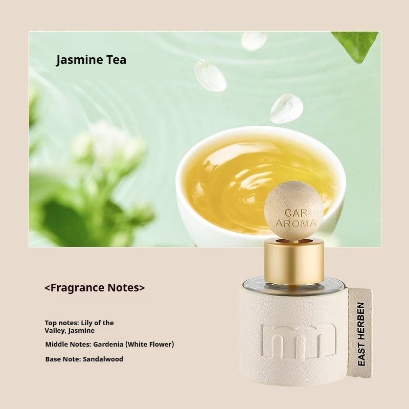 Deodorante per Auto in Pelle da 50ml, Profumo Duraturo, Ornamento Aromaterapico Portatile per Casa, Auto e Ufficio