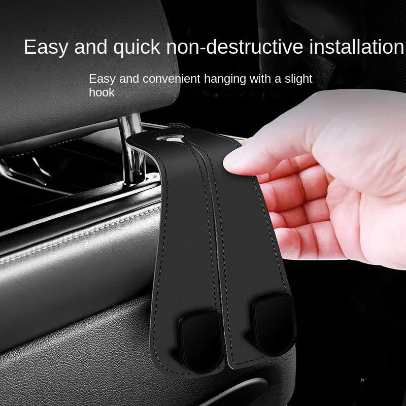 Ganci per poggiatesta per auto Gancio per borse Sedile posteriore Organizer Clip per supporto Ganci di fissaggio automatico Car St