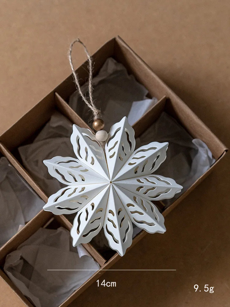 Decorazione natalizia Origami Albero di Natale Ciondolo a forma di palla a nido d'ape Ciondolo creativo con angelo fiocco di neve da appendere