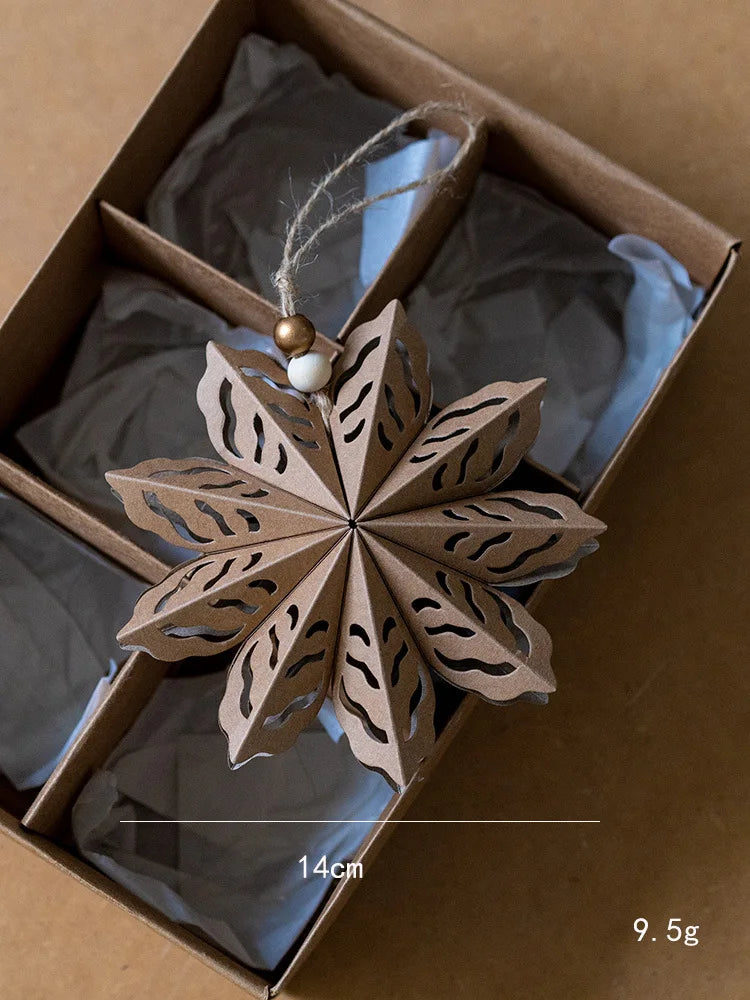 Decorazione natalizia Origami Albero di Natale Ciondolo a forma di palla a nido d'ape Ciondolo creativo con angelo fiocco di neve da appendere