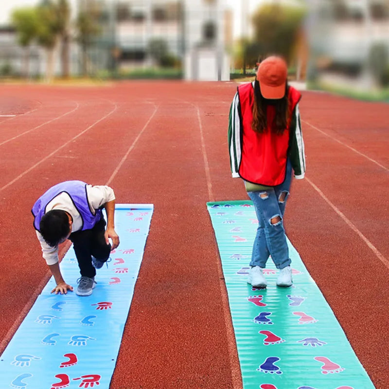Gioco di mani e piedi della campana per adulti e adolescenti Divertimento all'aria aperta Attività di costruzione di squadre Coordinazione Allenamento di integrazione sensoriale