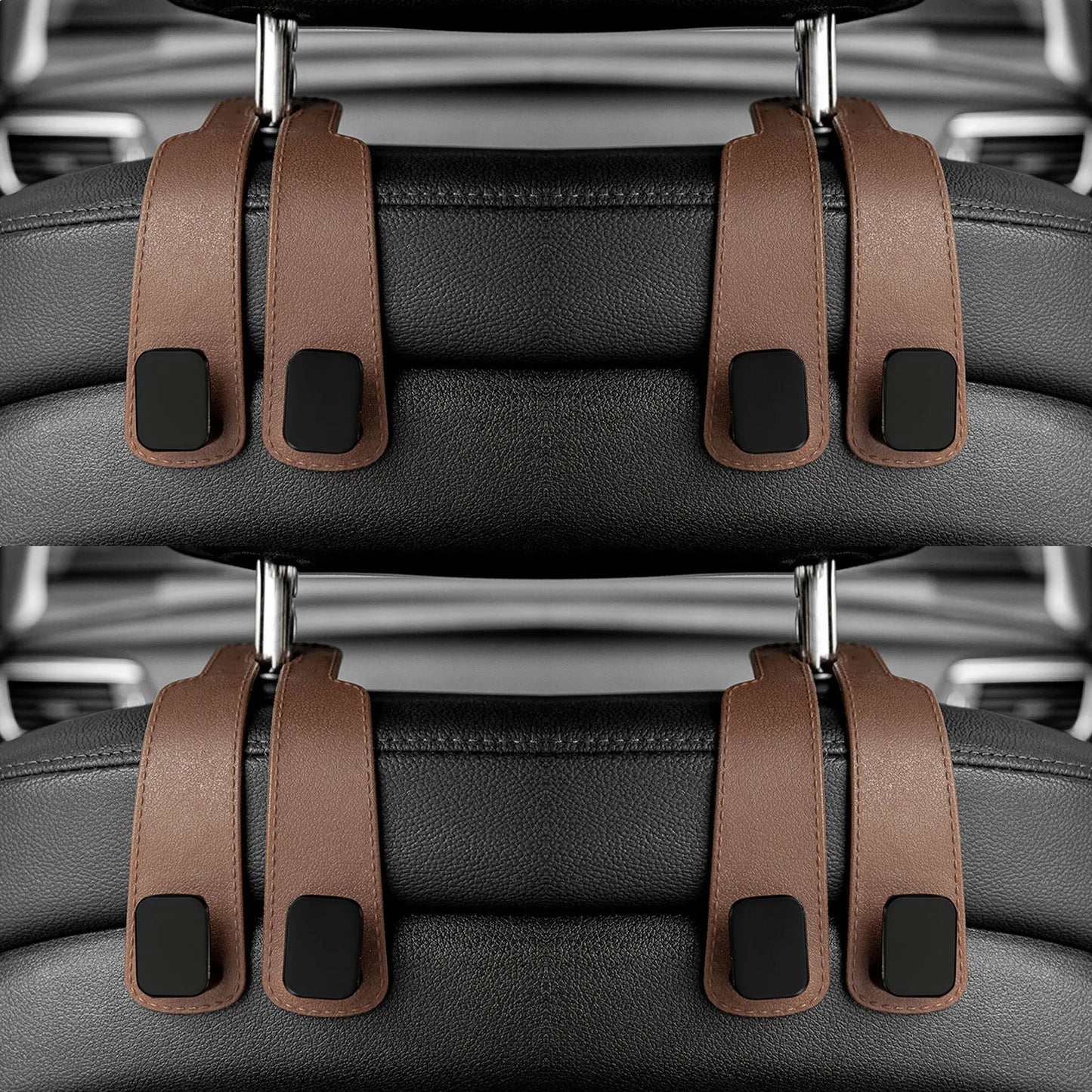 Ganci per poggiatesta per auto Gancio per borse Sedile posteriore Organizer Clip per supporto Ganci di fissaggio automatico Car St