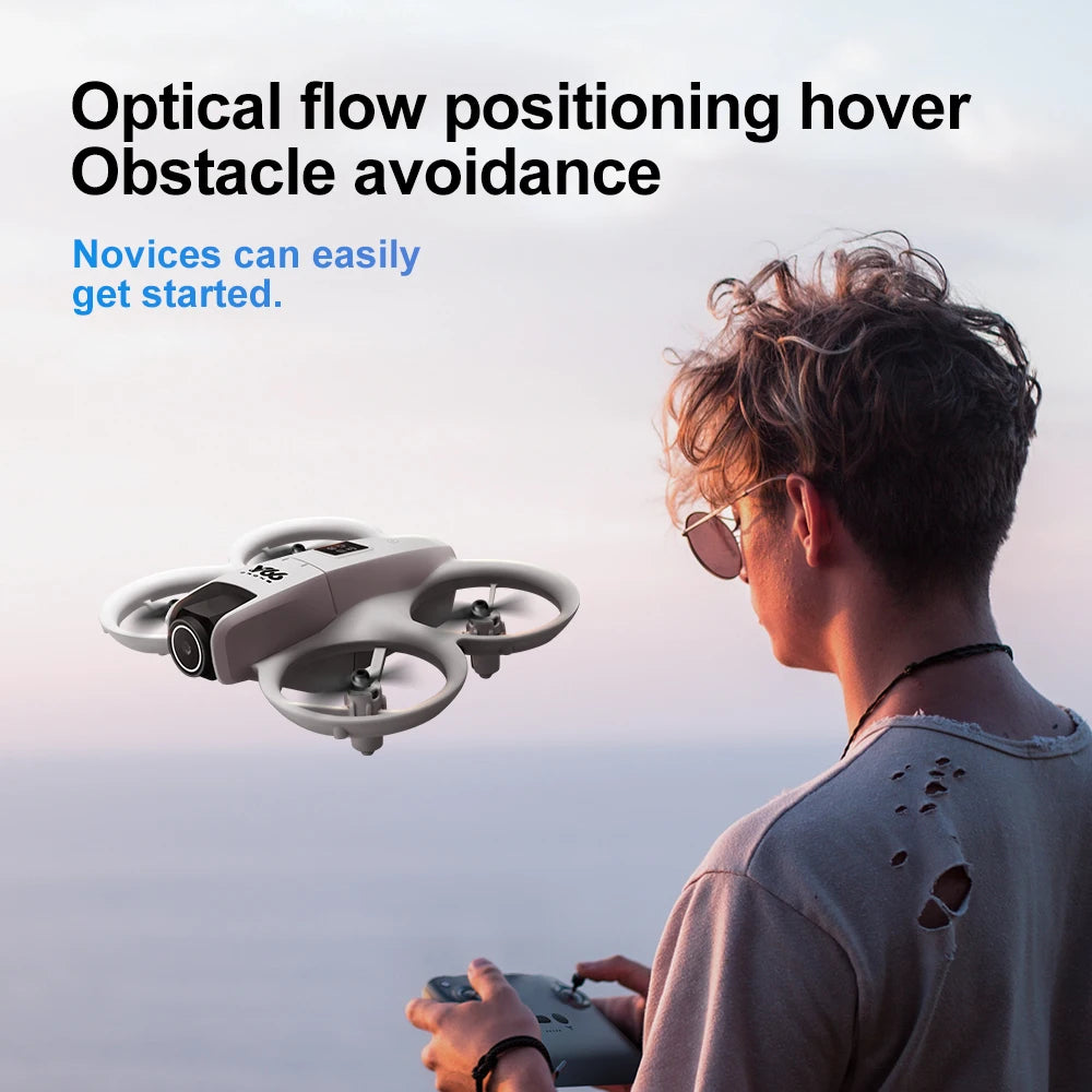 Nuovo V66 Mini Drone WIFI FPV Hover 4K Professionale HD Camera Tasca Luci Coloful Dron Rc Aereo Pieghevole RC Quadcopter Ragazzo Giocattoli