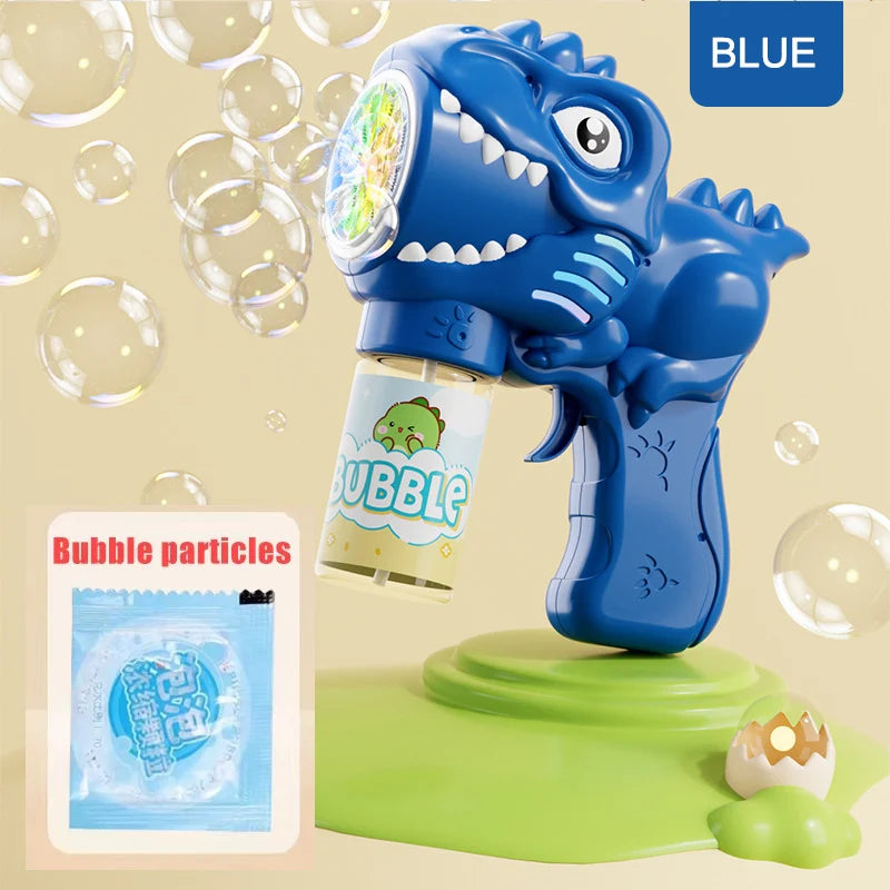 Macchina per bolle a razzo con pistola a bolle completamente automatica, soffiatore automatico con giocattolo liquido a bolle per regali di bolle all'aperto da spiaggia per bambini