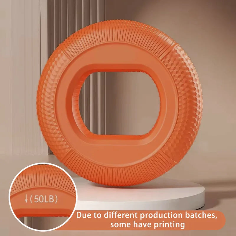 Rinforzo per impugnatura in silicone 20-80LB Anello di presa Allenatore per dita Espansore carpale Barella per dita muscolari Alleviare il dolore al polso