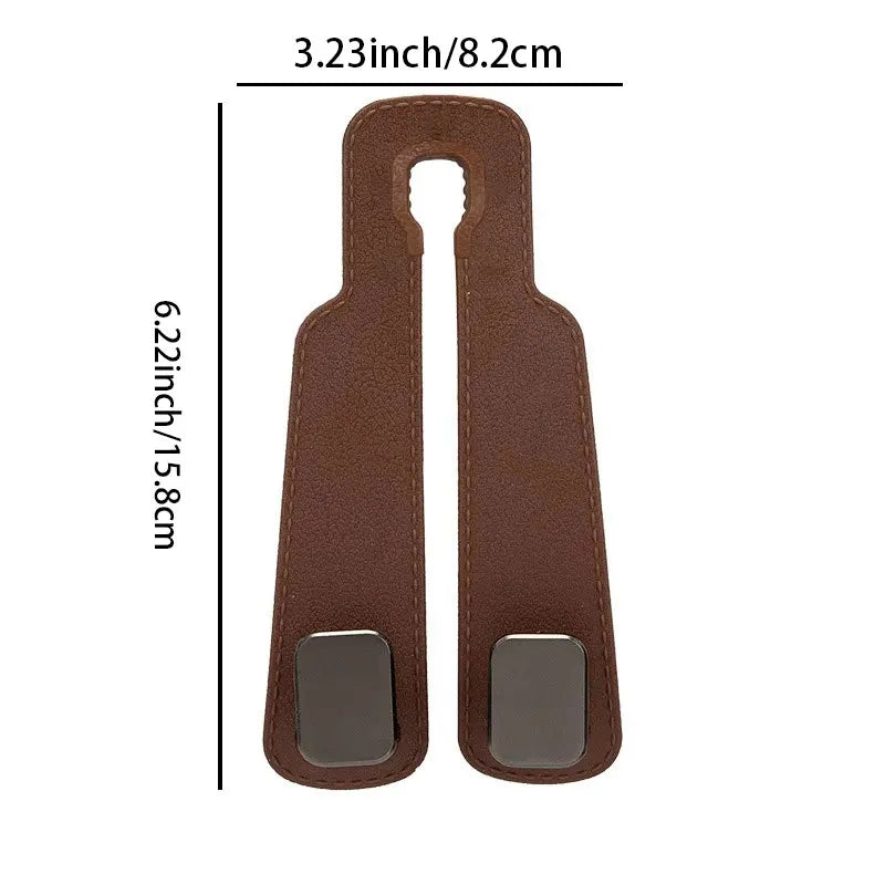 Ganci per poggiatesta per auto Gancio per borse Sedile posteriore Organizer Clip per supporto Ganci di fissaggio automatico Car St