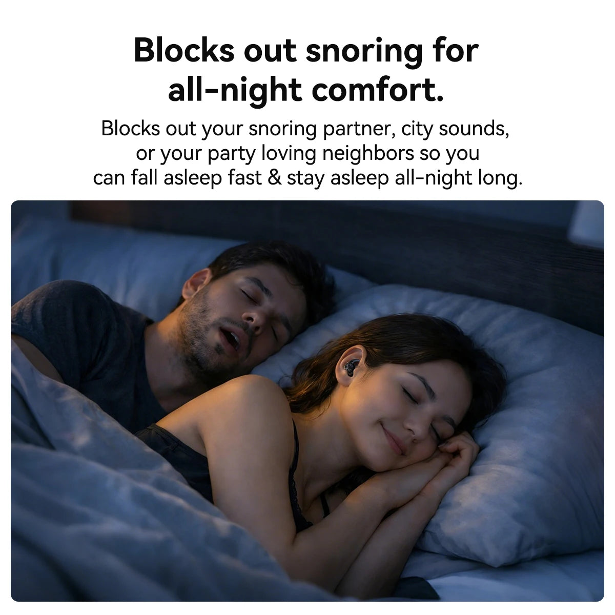 Auricolari Wireless HTC NE76 TWS con Traduttore AI, Mini Invisibili per il Sonno, Cancellazione del Rumore ENC, Bluetooth 5.3 a Bassa Latenza