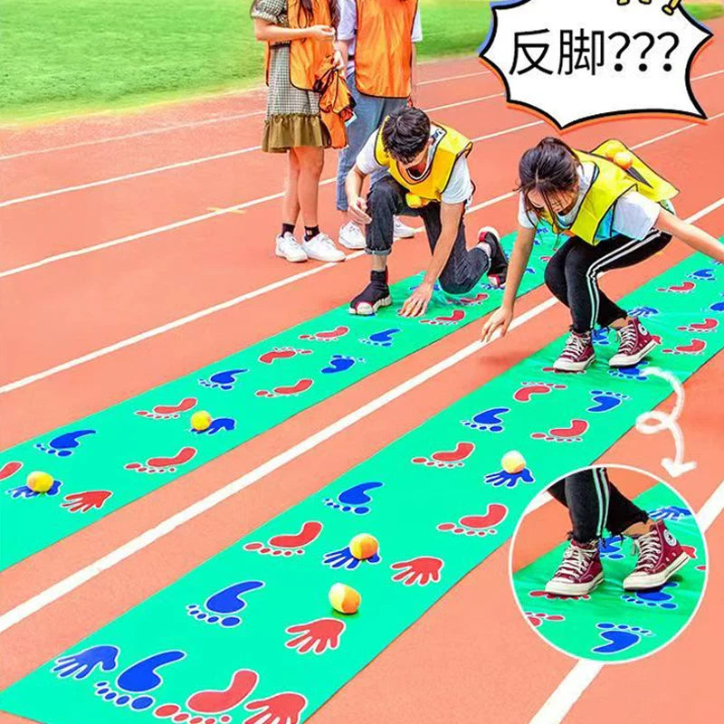 Gioco di mani e piedi della campana per adulti e adolescenti Divertimento all'aria aperta Attività di costruzione di squadre Coordinazione Allenamento di integrazione sensoriale