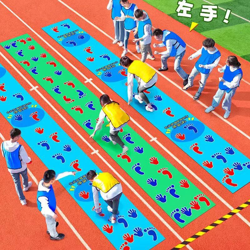 Gioco di mani e piedi della campana per adulti e adolescenti Divertimento all'aria aperta Attività di costruzione di squadre Coordinazione Allenamento di integrazione sensoriale