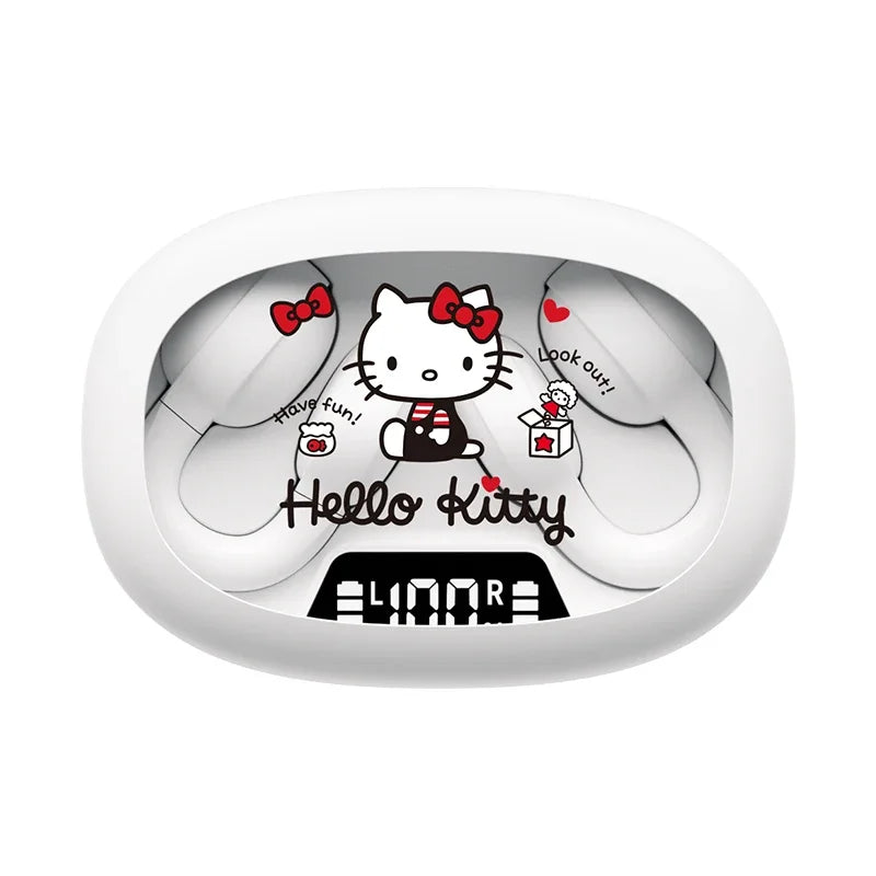 Sanrio EarClip Bluetooth 5.4 TWS Auricolari X53 Stereo HD Chiamata Auricolare con cancellazione del rumore Cuffie wireless Cuffie sportive