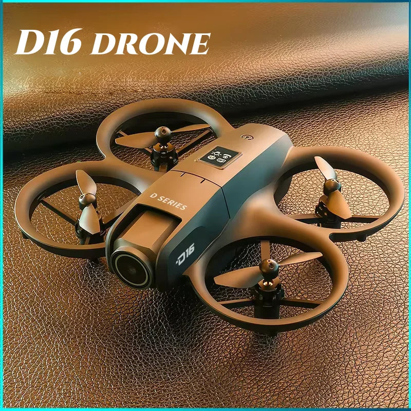 Mini Drone D16 con Doppia Fotocamera 8K HD Professionale 180 °   Drone UAV 2026 Nuovo con Posizionamento GPS Regolabile Elettricamente e Sistema di Elusione Ostacoli Senza Spazzole
