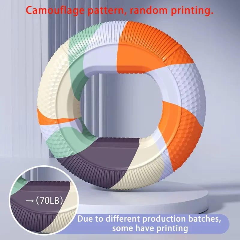 Rinforzo per impugnatura in silicone 20-80LB Anello di presa Allenatore per dita Espansore carpale Barella per dita muscolari Alleviare il dolore al polso