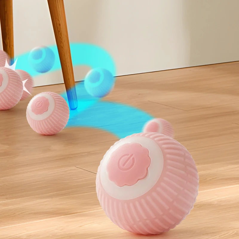 Palla interattiva per gatti Giocattoli per gatti intelligenti per animali domestici Palla magica rotante automatica per interni Giocattolo interattivo elettronico per gatti Accessori per animali domestici