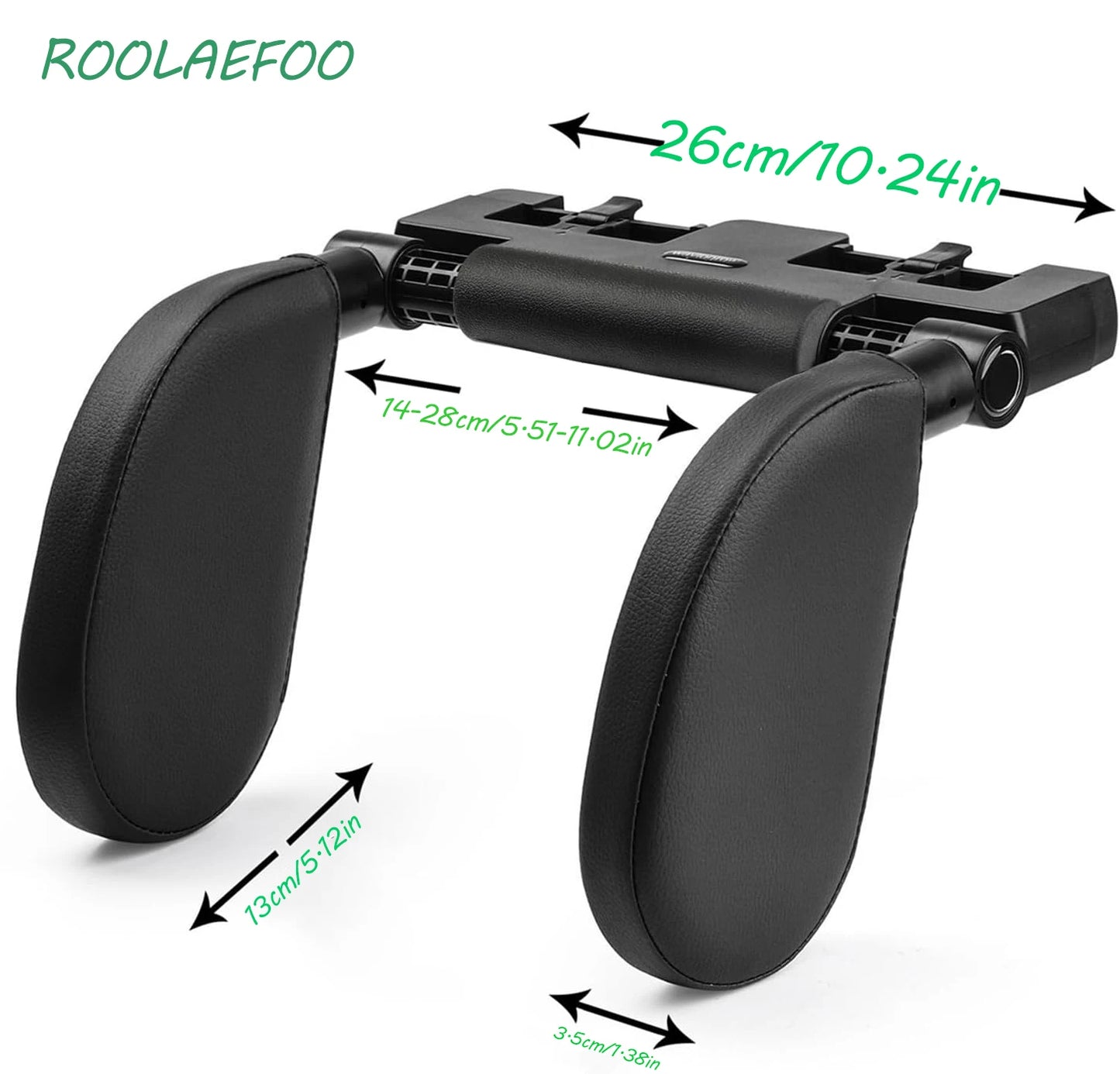 Cuscino poggiatesta per auto, poggiatesta Road Pal in memory foam addensato, cuscino di supporto per il collo, 180 °   Poggiatesta per auto regolabile, auto da viaggio per dormire