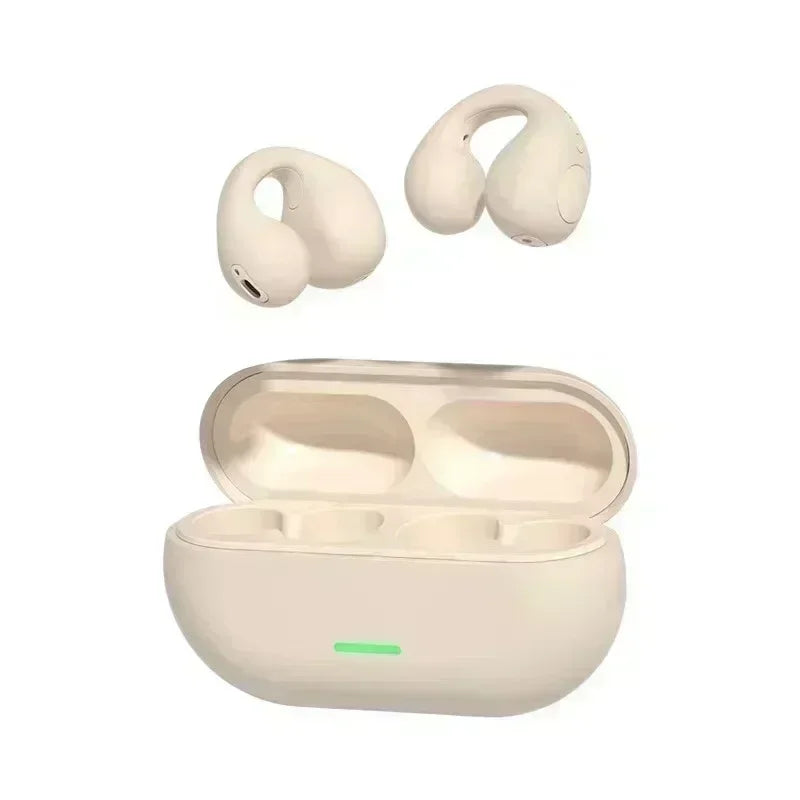 Cuffie TWS Originali a Conduzione Ossea, Wireless Bluetooth 5.3, Auricolari Sportivi con Qualità Audio HiFi