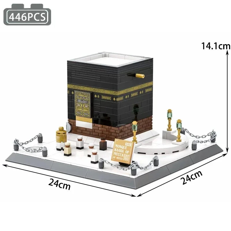 Giocattoli di Costruzione Creativi, Modellino della CUPOLA DELLA RUGA, Famoso Modello Islamico, Set di Mattoncini DIY da Collezione per Bambini
