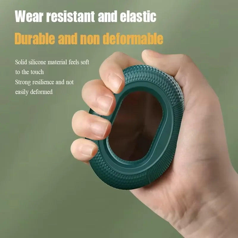 Rinforzo per impugnatura in silicone 20-80LB Anello di presa Allenatore per dita Espansore carpale Barella per dita muscolari Alleviare il dolore al polso
