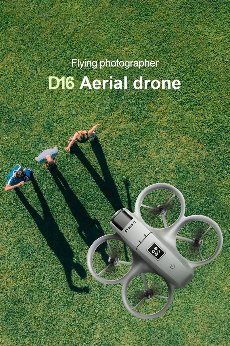 Mini Drone D16 con Doppia Fotocamera 8K HD Professionale 180 °   Drone UAV 2026 Nuovo con Posizionamento GPS Regolabile Elettricamente e Sistema di Elusione Ostacoli Senza Spazzole