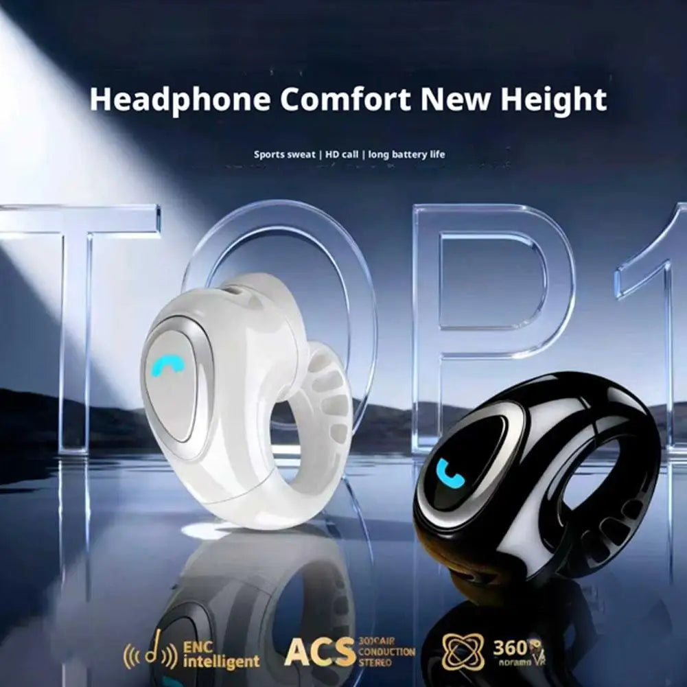 "Auricolare Bluetooth Clip-On Open-Ear Stereo HIFI — Singolo Wireless"