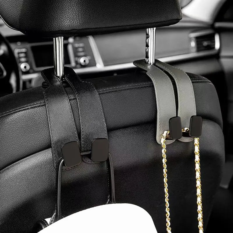 Ganci per poggiatesta per auto Gancio per borse Sedile posteriore Organizer Clip per supporto Ganci di fissaggio automatico Car St