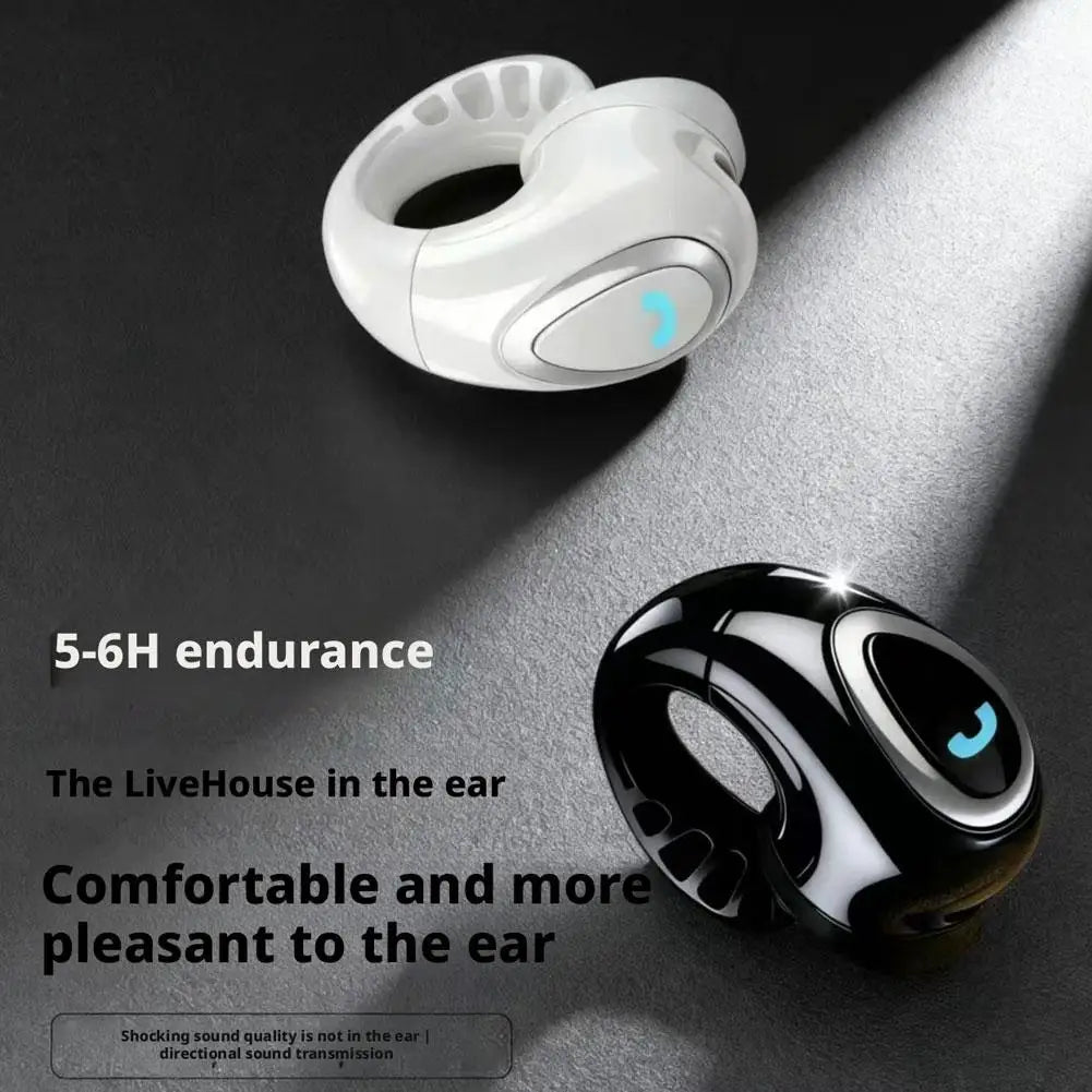 "Auricolare Bluetooth Clip-On Open-Ear Stereo HIFI — Singolo Wireless"